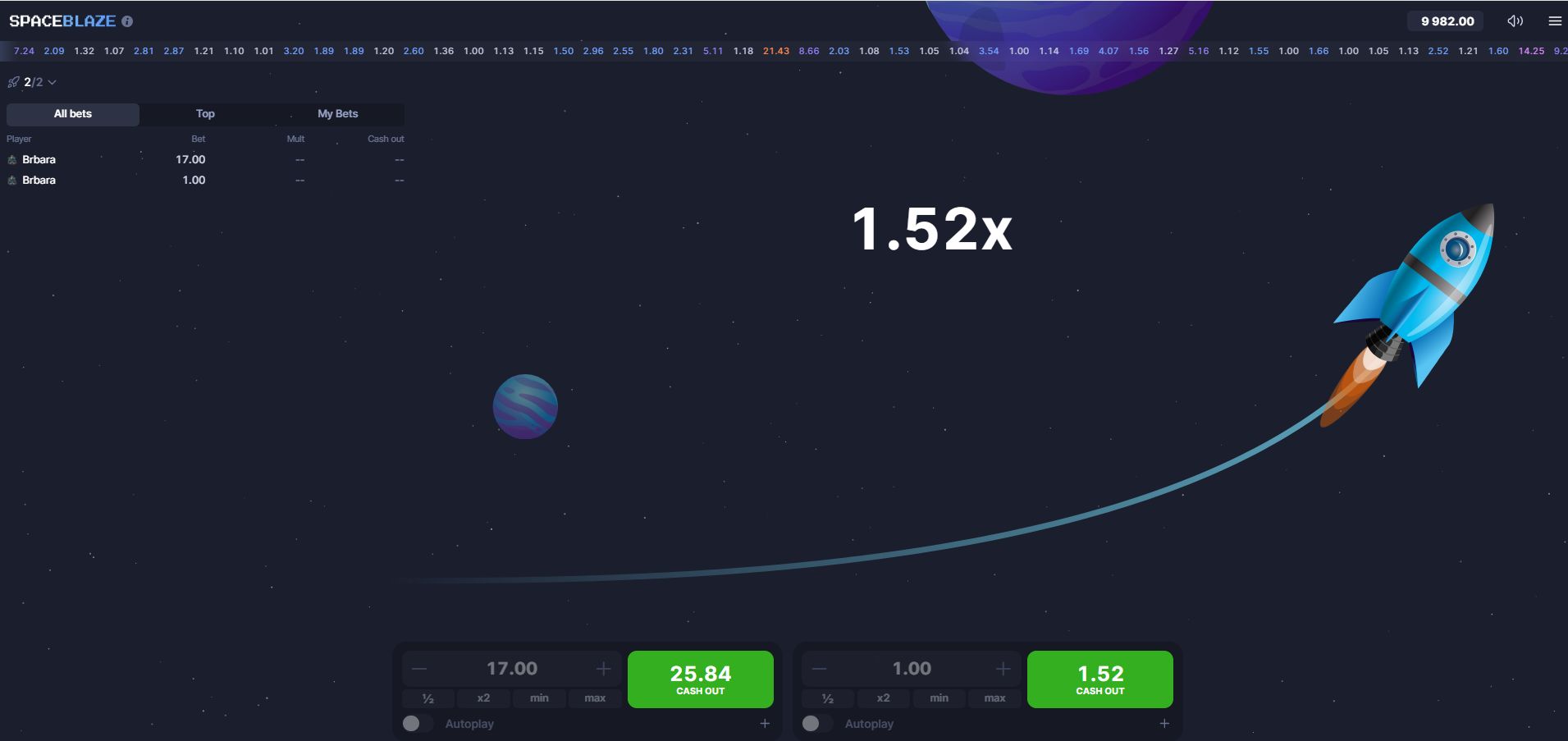 Space Blaze Mascot Gaming online casinos